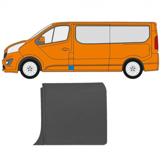 Obloga prednjeg stupa za Renault Trafic 2014- / Lijevo 11249