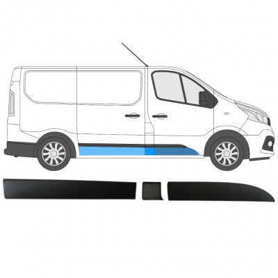 Set letvica za Renault Trafic Opel Vivaro Talento 2014- / SWB / Desno /  8567