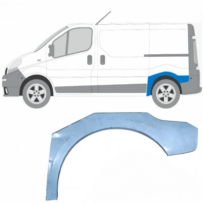 Reparaturni lim stražnjeg blatobrana za Opel Vivaro Renault Trafic 2001- / Lijevo 8824