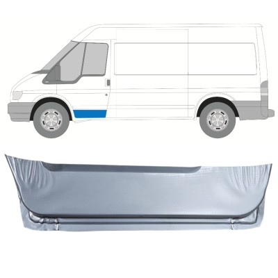 Unutarnji reparaturni lim prednjih vrata za Ford Transit 2000-2013 / Lijevo 14541