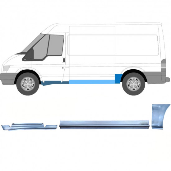 Set reparaturnih dijelova za Ford Transit 2000-2013  / MWB / Lijevo /  12435