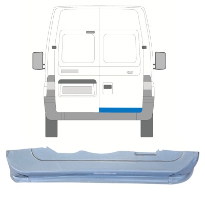 Reparaturni lim stražnjih vrata za Ford Transit 2000-2013 / Desno 14654