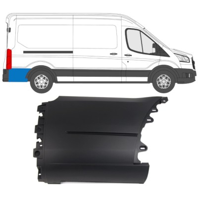 Bočna letvica stražnjeg blatobrana iza kotača za Ford Transit 2014- / Desno 14670