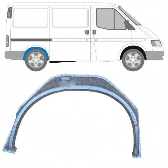 Unutarnji reparaturni lim stražnjeg blatobrana za Ford Transit 1991-2000 / Desno 9074