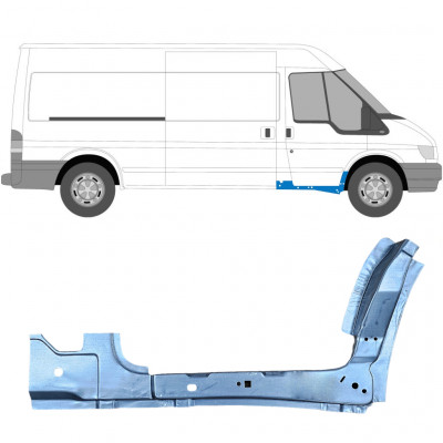 Unutarnji prednji reparaturni lim za Ford Transit 2000-2013 / Desno 7154