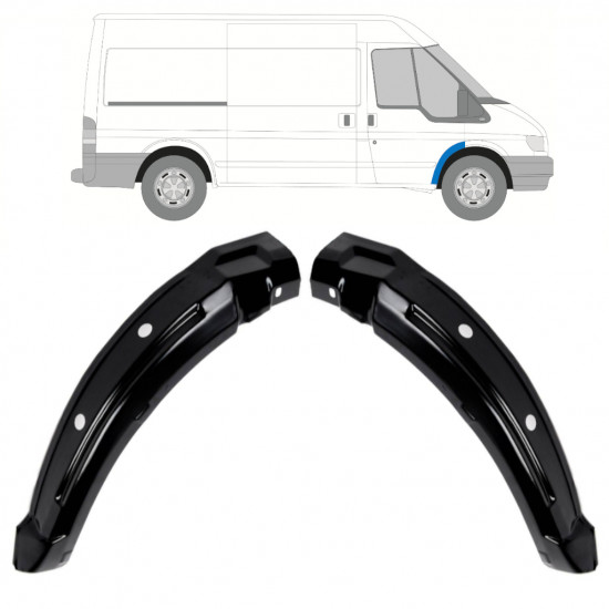 Unutarnji reparaturni lim prednjeg blatobrana za Ford Transit 2000-2013 / Set 11885