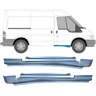 Lim praga prednjih vrata za Ford Transit 2000-2013 / Lijevo+Desno / Set 10622