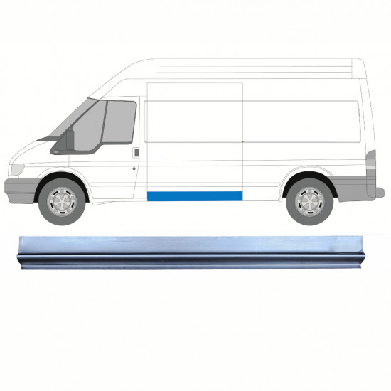 Vanjski reparaturni lim boka za Ford Transit 2000-2013  / MWB / Lijevo 9136