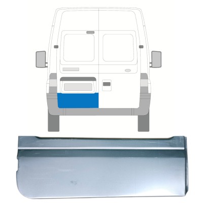 Reparaturni lim stražnjih vrata za Ford Transit 2000-2013 / Lijevo 14533
