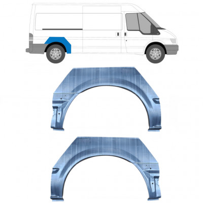 Reparaturni lim stražnjeg blatobrana za Ford Transit 2000- / Lijevo+Desno / Set 9590