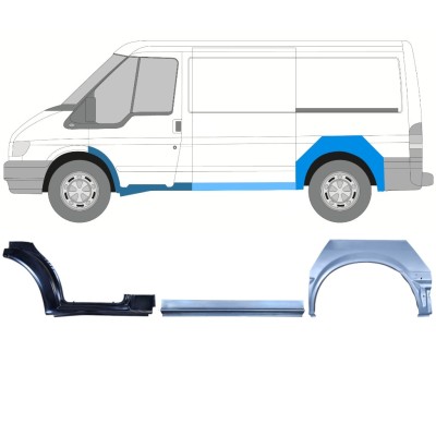 Set reparaturnih dijelova za Ford Transit 2000-2013 / Lijevo / 15023