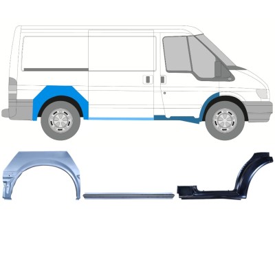 Set reparaturnih dijelova za Ford Transit 2000-2013 / Desno / 15022