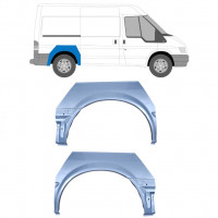 Reparaturni lim stražnjeg blatobrana za Ford Transit 2000- / SWB / Lijevo+Desno / Set 10086