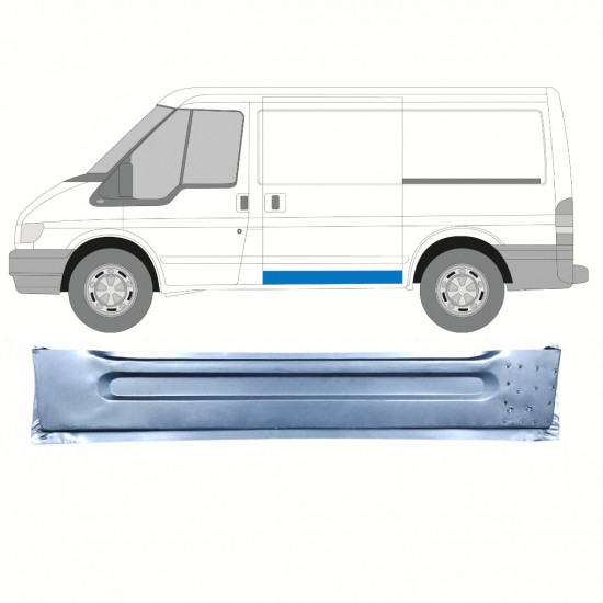 Unutarnji reparaturni lim kliznih vrata za Ford Transit 2000-2013 / SWB / Lijevo 9109