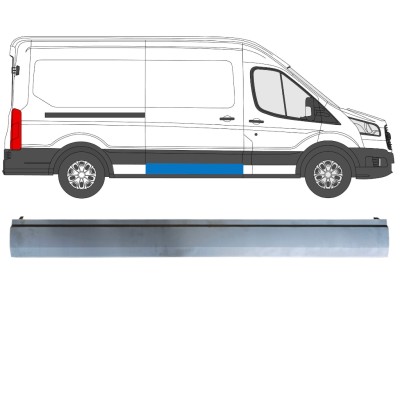 Reparaturni lim kliznih vrata za Ford Transit 2014- / Desno 14920
