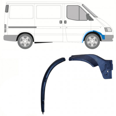 Unutarnji reparaturni lim prednjeg blatobrana za Ford Transit 1991-2000 / Desno /  11791