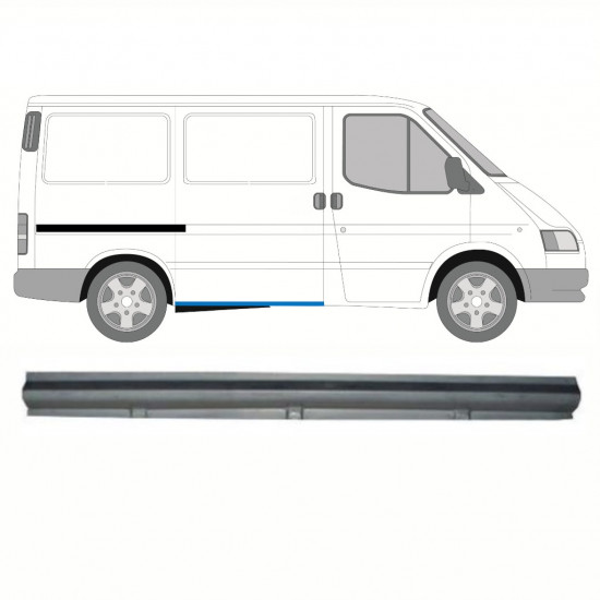 Lim praga kliznih vrata za Ford Transit 1985-2000 / Desno 8807