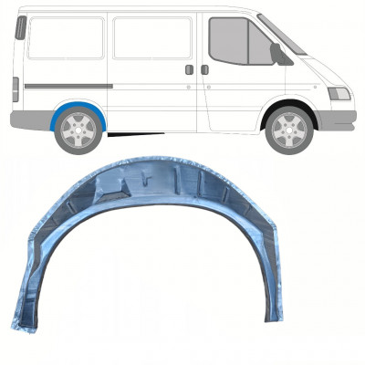 Unutarnji reparaturni lim stražnjeg blatobrana za Ford Transit 1991-2000 / SWB / Desno 8819