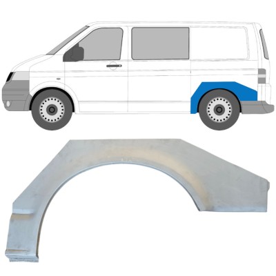 Reparaturni lim stražnjeg blatobrana za Volkswagen Transporter T5 2003-2015 / Lijevo 14763