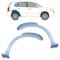 Reparaturni lim stražnjeg blatobrana za Hyundai Tucson 2004-2010 / Lijevo+Desno / Set 10013