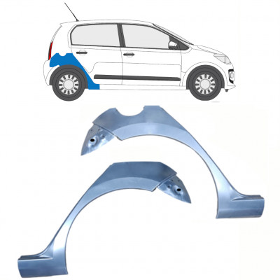 Reparaturni lim stražnjeg blatobrana za Volkswagen UP! 2011- / Lijevo+Desno / Set 10459