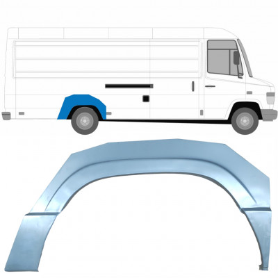 Reparaturni lim stražnjeg blatobrana za Mercedes Vario 1996- / Desno /  5596