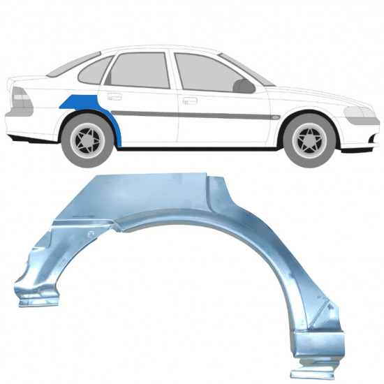 Reparaturni lim stražnjeg blatobrana za Opel Vectra 1995-2002 / Desno 5653