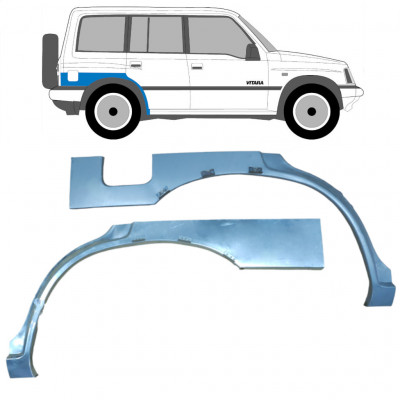 Reparaturni lim stražnjeg blatobrana za Suzuki Vitara 1996-2003 / Lijevo+Desno / Set 9554