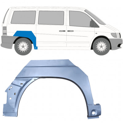 Reparaturni lim stražnjeg blatobrana za Mercedes Vito 1996-2003 / Desno 6798