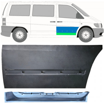 Unutarnji + vanjski reparaturni lim prednjih vrata za Mercedes Vito 1996-2003 / Desno / Set 12014