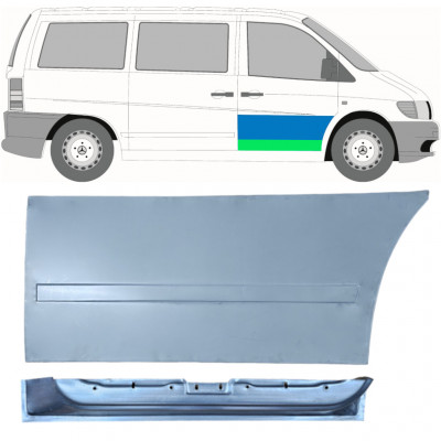 Unutarnji + vanjski reparaturni lim prednjih vrata za Mercedes Vito 1996-2003 / Desno / Set 12016