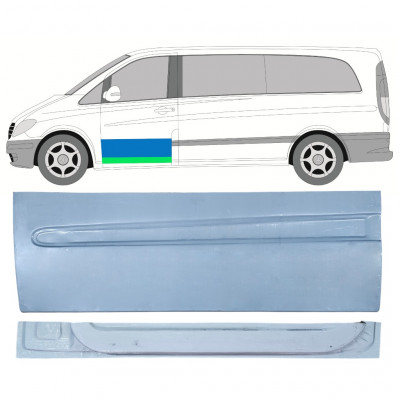 Unutarnji + vanjski reparaturni lim prednjih vrata za Mercedes Vito 2003-2014 / Lijevo / Set 12646