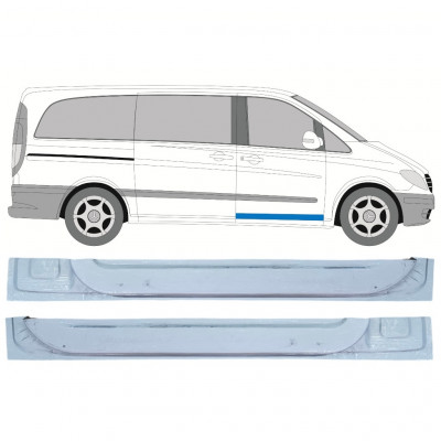 Unutarnji reparaturni lim prednjih vrata za Mercedes Vito 2003-2014 / Set 12644