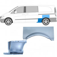 Reparaturni lim stražnjeg blatobrana za Mercedes Vito 2003- / LWB / Lijevo / Set 11865