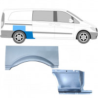 Reparaturni lim stražnjeg blatobrana za Mercedes Vito 2003- / LWB / Desno / Set 11864