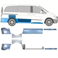 Set reparaturnih dijelova za Mercedes Vito W639 2003-2014 / Lijevo+Desno / 14788