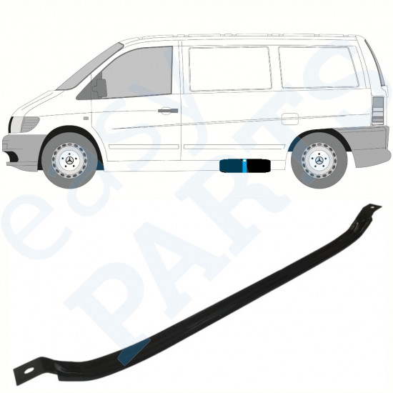 Obujmice spremnika goriva za Mercedes Vito 1996-2003 9394