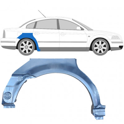 Reparaturni lim stražnjeg blatobrana za VW Passat B5 1996-2005 / Desno 7112