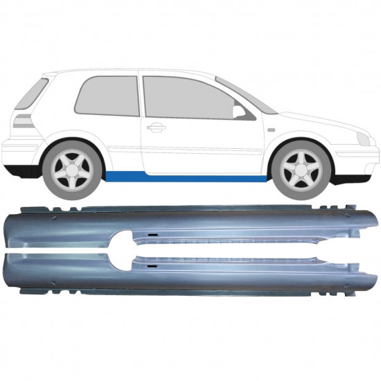 Lim praga za VW Golf 4 1997- / Lijevo+Desno / Set 9244