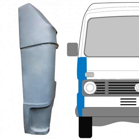 Reparaturni lim prednjeg kuta za Volkswagen LT 1975-1996 / Desno 7942