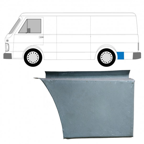 Reparaturni lim stražnjeg blatobrana za Volkswagen LT 1975-1996 / Lijevo 7961