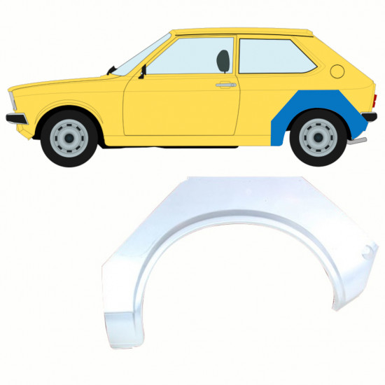 Reparaturni lim stražnjeg blatobrana za VW Polo 1975-1981 / Lijevo /  8799