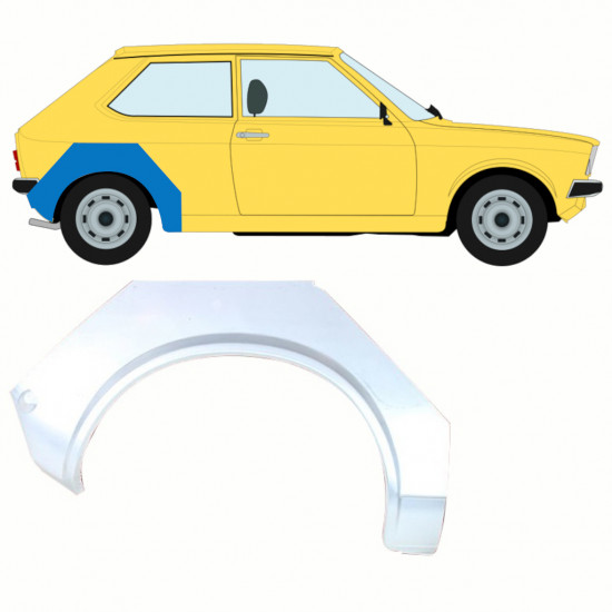 Reparaturni lim stražnjeg blatobrana za VW Polo 1975-1981 / Desno /  8798