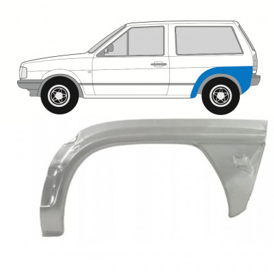 Reparaturni lim stražnjeg blatobrana za VW Polo 1981-1984 / Lijevo 7117