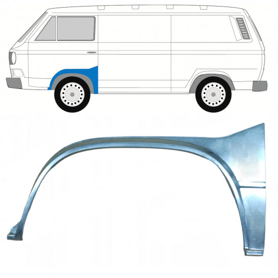 Reparaturni lim prednjeg blatobrana za VW Transporter T3 1979-1992 / Lijevo 8165