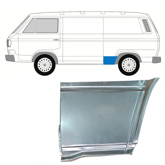 Reparaturni lim stražnjeg blatobrana za VW Transporter T3 1979-1992 / Lijevo 11087