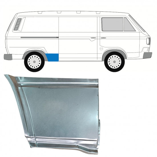 Reparaturni lim stražnjeg blatobrana za VW Transporter T3 1979-1992 / Desno 11086