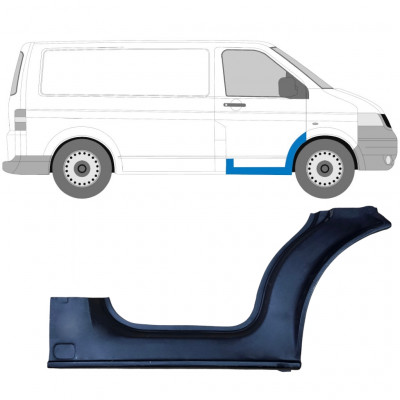 Lim praga prednjih vrata za VW Transporter T5 2003-2015 / Desno 7138