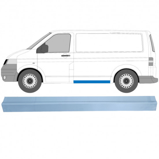 Lim praga za VW Transporter T5 2003-2015  / Lijevo 11944