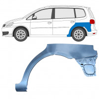 Reparaturni lim stražnjeg blatobrana za VW Touran 2010-2015 / Lijevo 8195